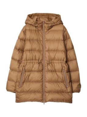 Burberry women’s puffer with hood New M